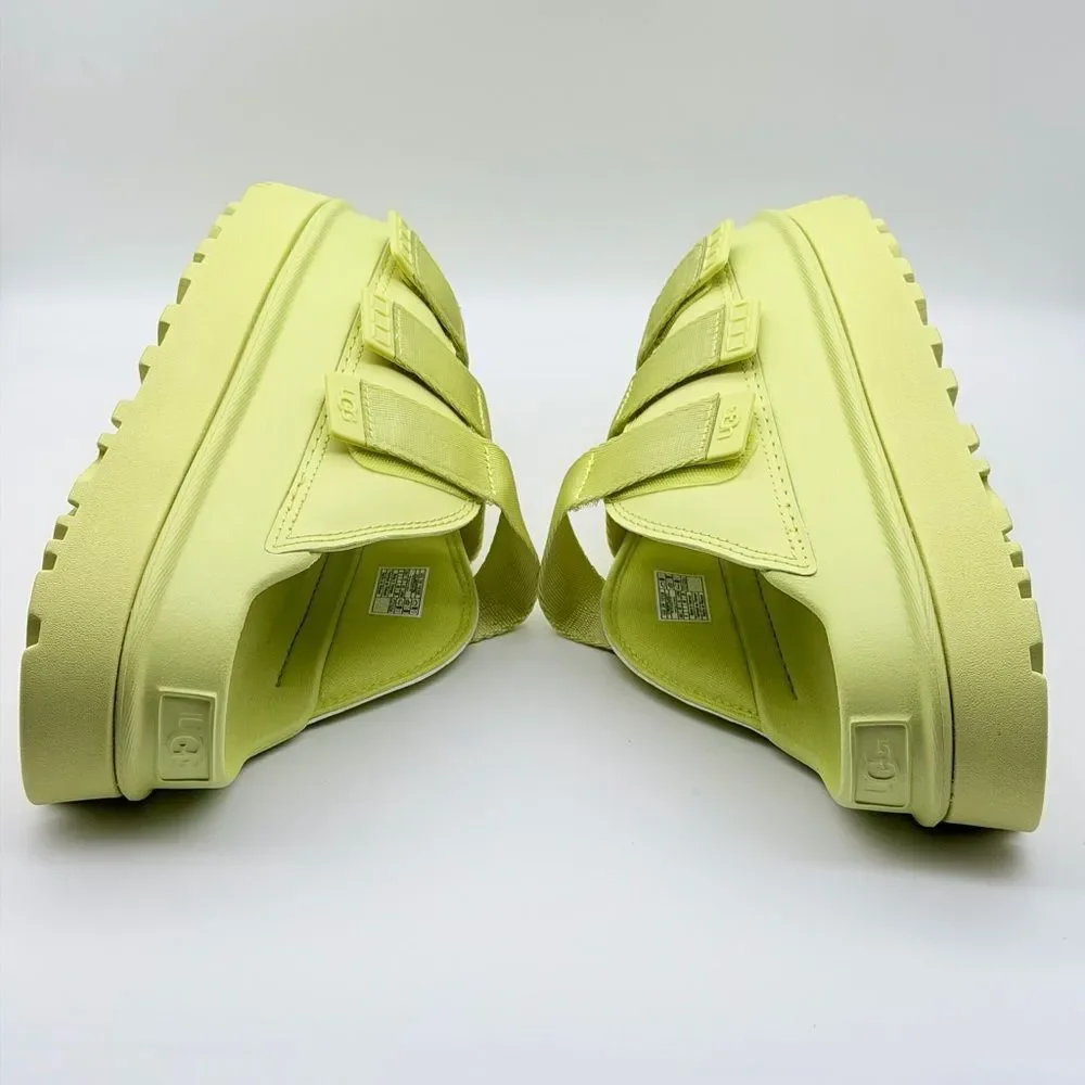 NWT UGG  GoldenGlow Lemon Sandals Size 9/260mm